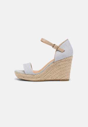 Plateausandalette - blue