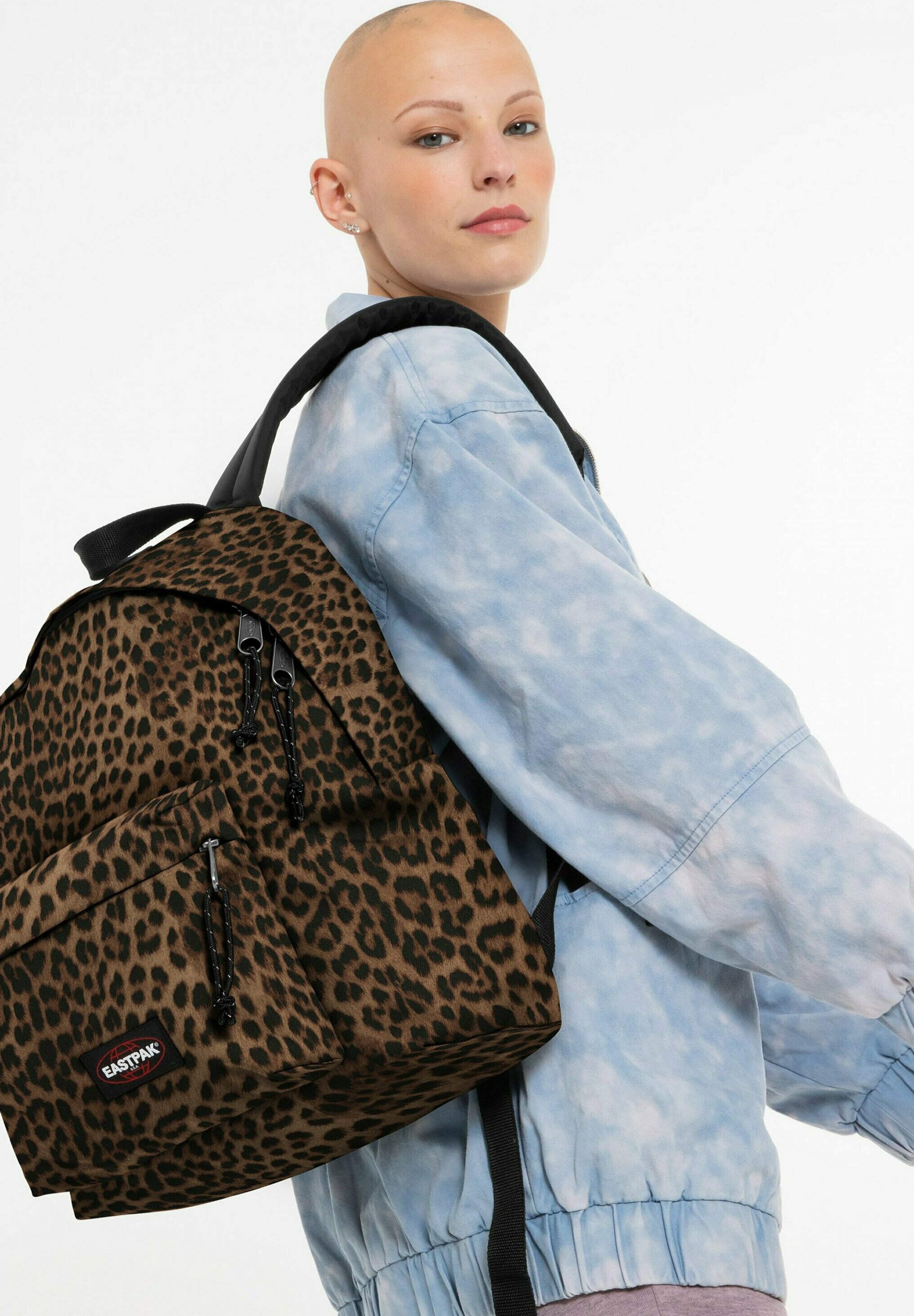 Eastpak Padded Pak'r - Zaino Unisex Constructed Camo, Grigio, 30x40x18 Cm, 100% Poliestere
