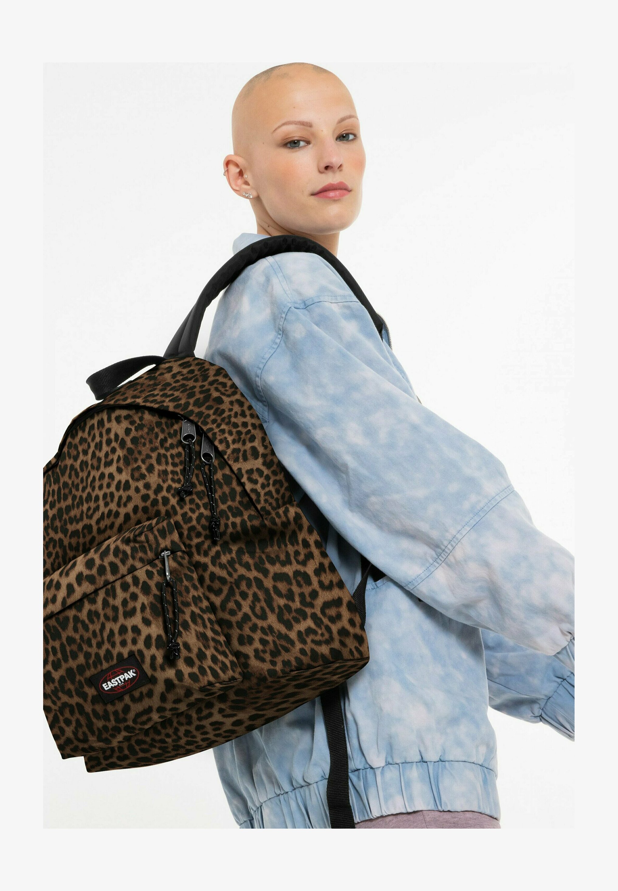 Eastpak Padded Pak'r - Zaino Unisex Constructed Camo, Grigio, 30x40x18 Cm, 100% Poliestere