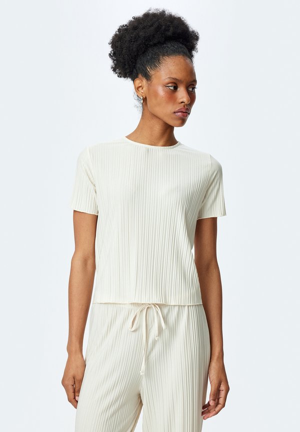 CREW NECK - Bluse - beige