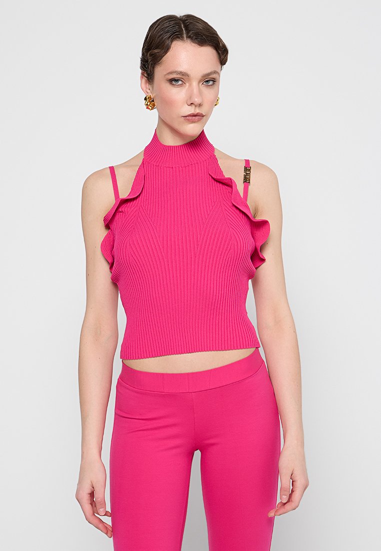 Versace Jeans Couture Top donkerroze Versace Jeans Couture Top donkerroze