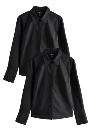 Next, REGULAR FIT - STRETCH ESSENTIAL LONG SLEEVE 2 PACK - Chemisier - black