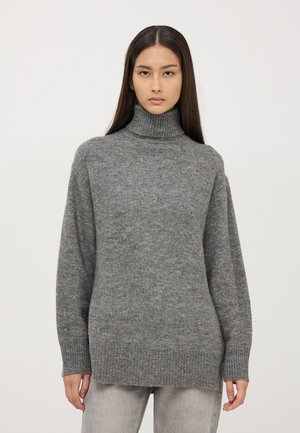 Terranova DOLCEVITA  SPACCHI LATERALI - Maglione - grigio medio melange