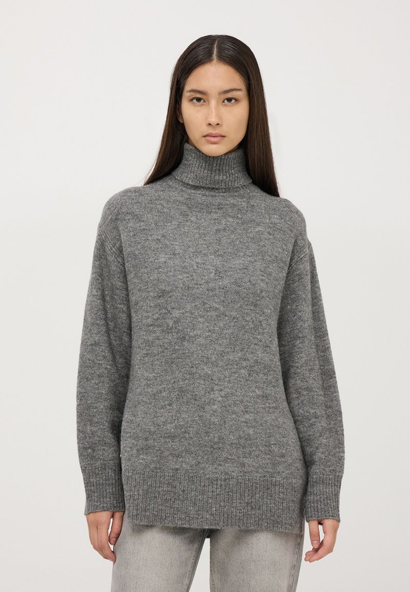 Terranova DOLC SPACCHI LATERALI - Maglione - grigio medio melange