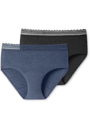 Schiesser, PERIOD PANTY 2 PACK - Menstruationsunterwäsche - schwarz flieder