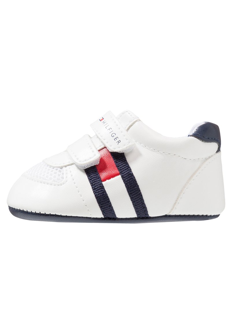 Tommy Hilfiger Chaussons Pour Bebe White Blue Blanc Zalando Fr