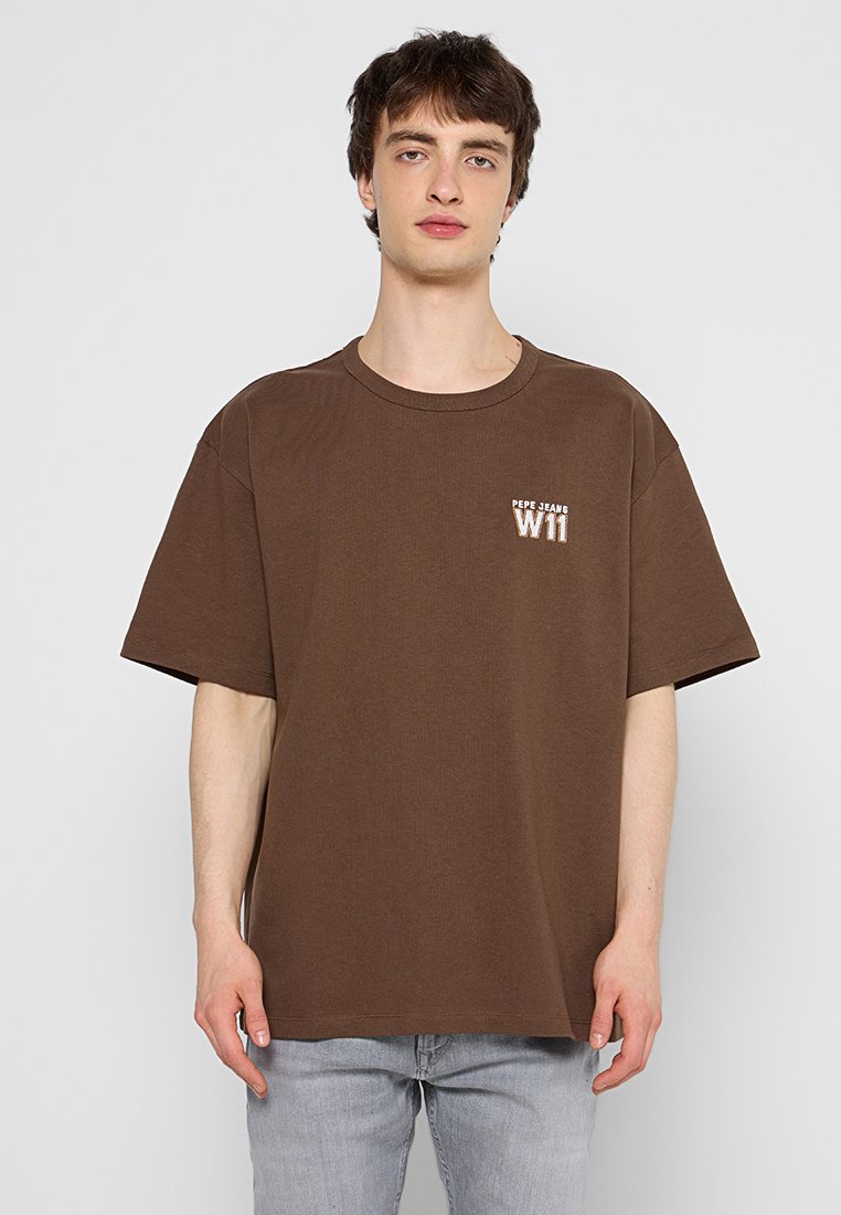 Pepe Jeans T-shirt basic bruin
