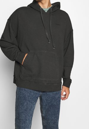 Felpa con cappuccio - black