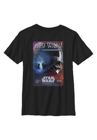 Star Wars OBI-WAN VADER VHS - T-shirt z nadrukiem