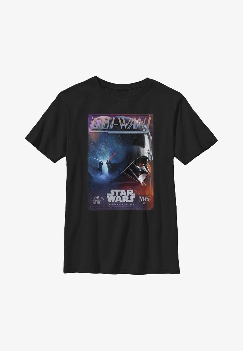 Star Wars OBI-WAN VADER VHS - T-shirt z nadrukiem