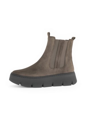 Platform ankle boots - mohair