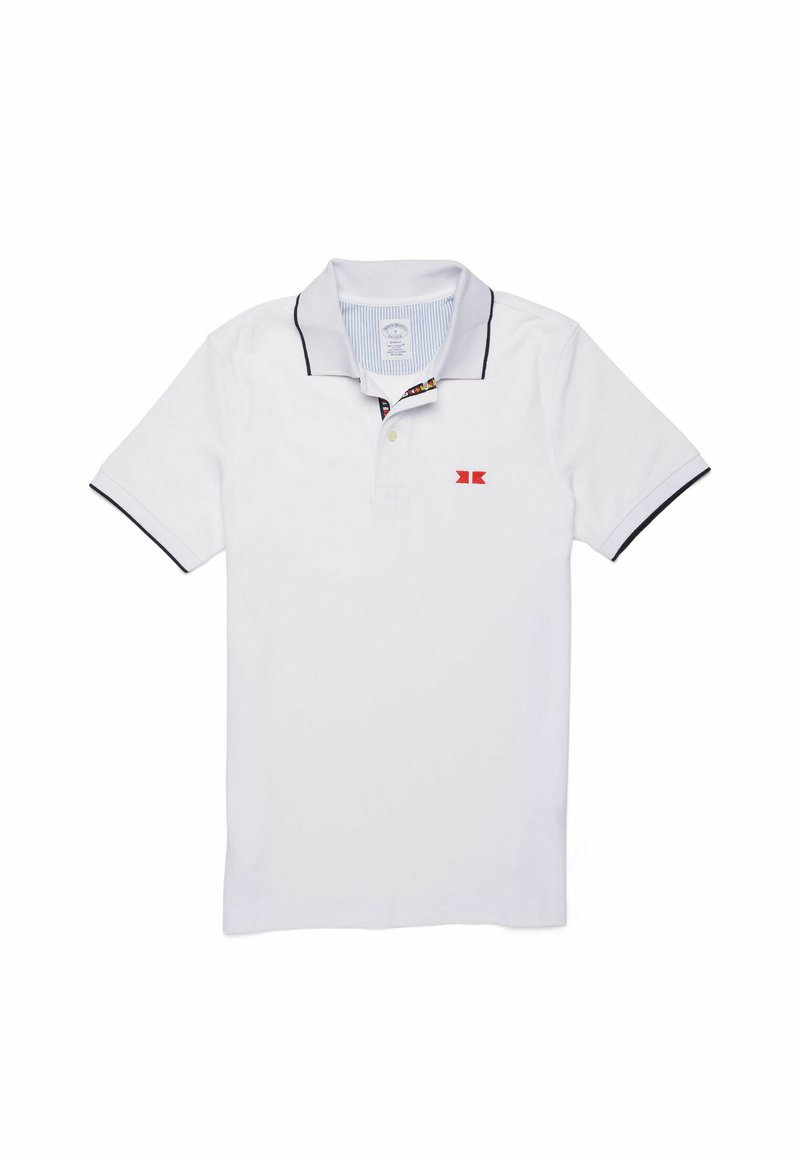 Brooks Brothers SLIMFIT GOLDEN Poloshirt white/weiß Zalando.at