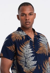 Ombre SHORT SLEEVE  - Overhemd - navy blue and grey