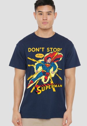 SUPERMAN IT TICKLES - T-Shirt print - dark blue