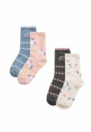 PACK 4 CALCETINES UNICORN - Calcetines - 917