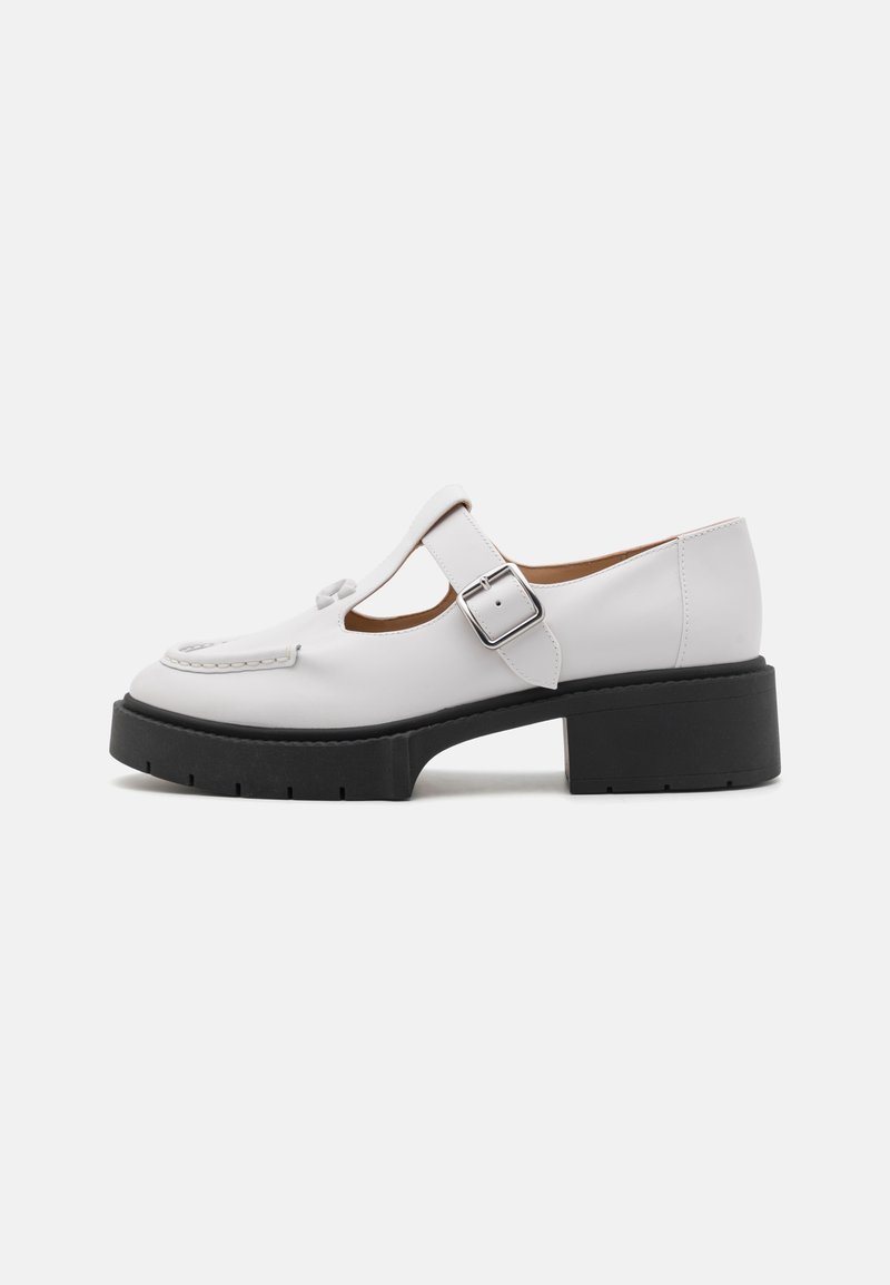 COACH LIV MARY JANE - Apavi ar platformu un papēžiem - optic white