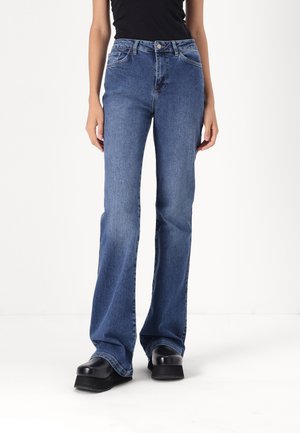 Flared jeans - blue denim