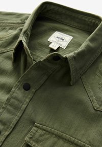 Next REGULAR FIT - LONG SLEEVE EMBROIDERED  - Skjorter - sage green
