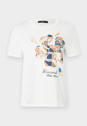 WEEKEND MaxMara VELLO - T-shirts med print - white