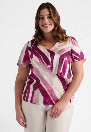 CON VOLANT - Blouse - bordeaux