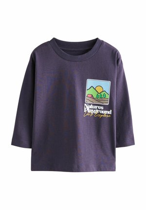 Next BACK PRINT - Pitkähihainen paita - purple