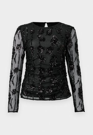 JENINE - Blusa - black