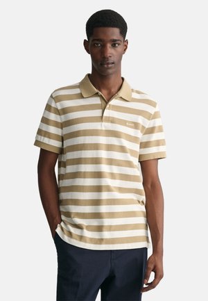 GANT STRIPE - Polo - beige