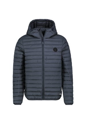 MIT KAPUZE UND REISSVERSCHLUSS GESTEPPT - Winterjacke - blau-3