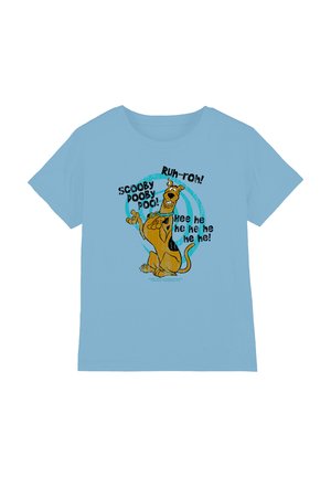 Cotton Soul, SCOOBY DOO QUOTED UNISEX - Print T-shirt - light blue