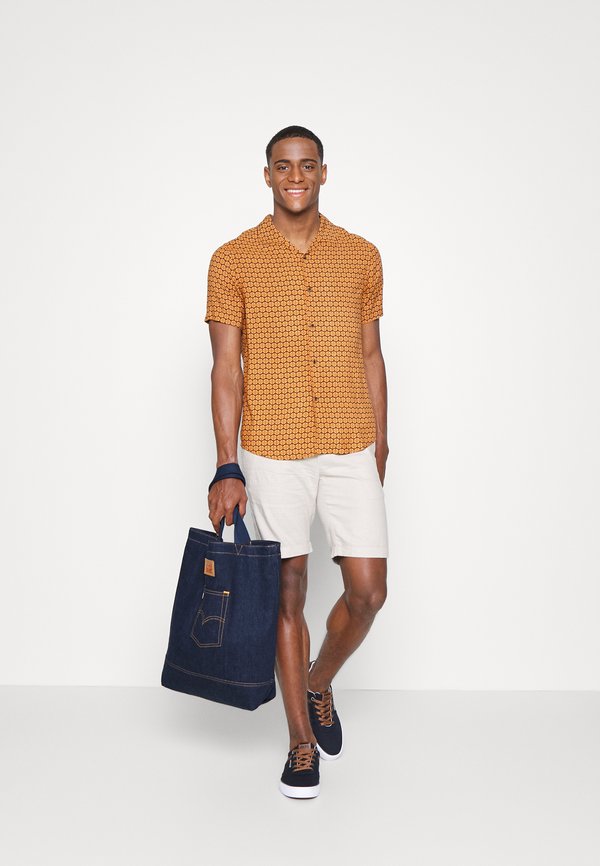 LINEN BLEND DRAWCORD SHORTS  - Shorts - beige2