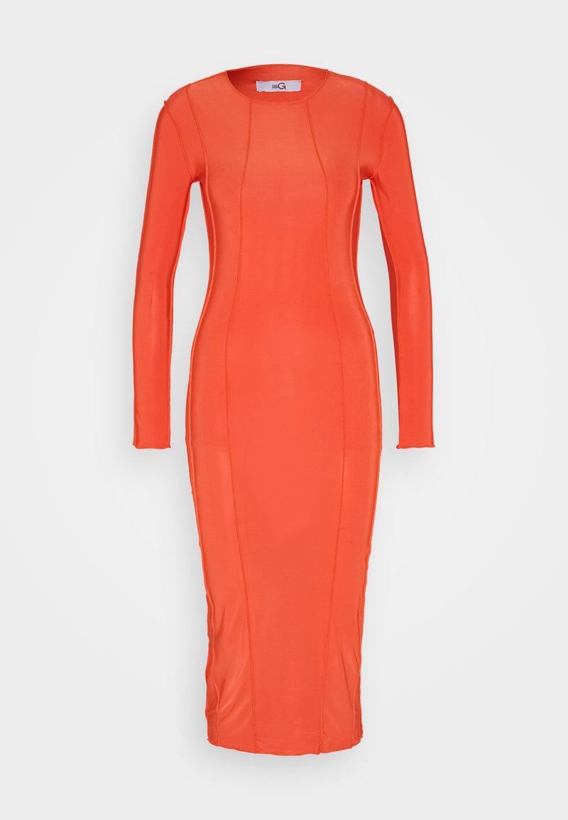 WAL G. DASH PANEL MIDI - Vestido ligero - orange/naranja - Zalando.es