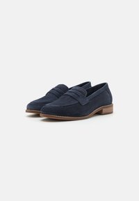 Anna Field LEATHER - Pantofi slip-on - dark blue