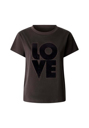 Pepe Jeans, PEPE JEANS PRINT T-SHIRT BEATRISA - Print T-shirt - granite grey