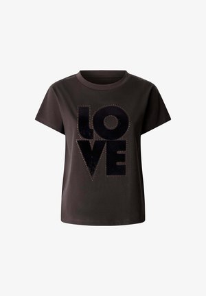Pepe Jeans, PEPE JEANS PRINT T-SHIRT BEATRISA - Camiseta estampada - granite grey