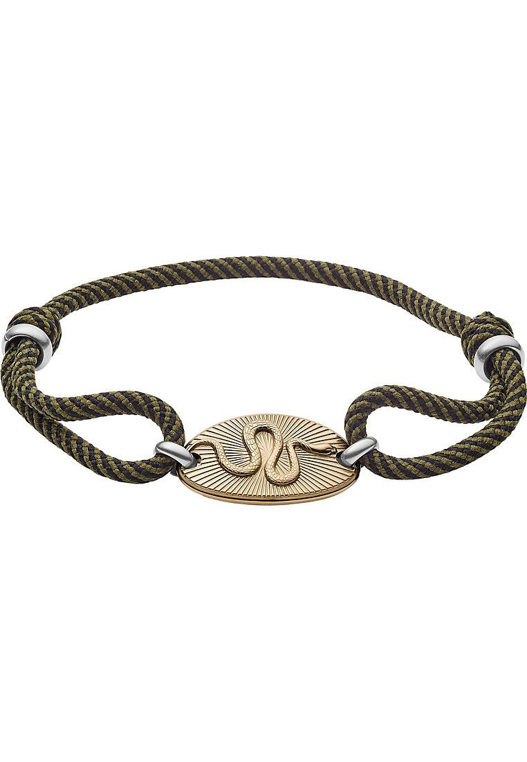 fossil fossil herren herrenarmband edelstahl armband gold goldfarben zalando de