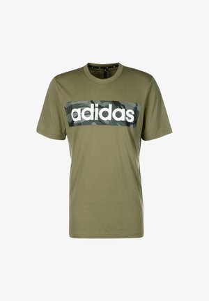 adidas Performance T-Shirt sport - orbit green / black