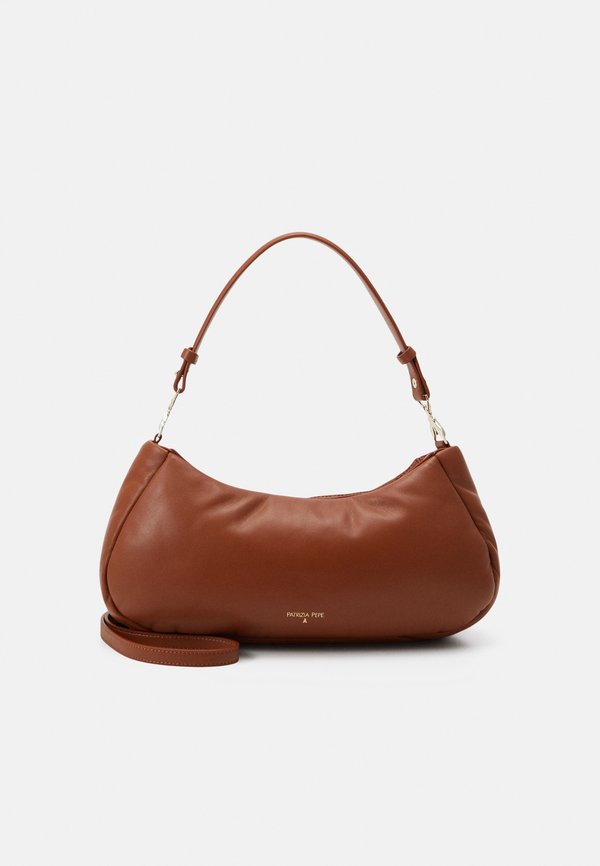SHOULDER - Handbag - cognac4