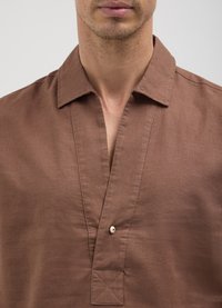 Calliope KAFTANO TINTA UNITA  - Camicia - marrone