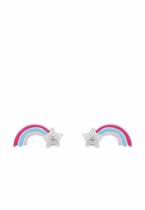 PRINZESSIN LILLIFEE ZIRKONIA SYNTH STERNSCHNUPPE - Ohrringe - silberfarben
