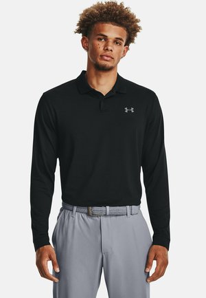 Under Armour LONG SLEEVE POLOS UA PERFORMANCE 3 0 LS POLO - Polo - black