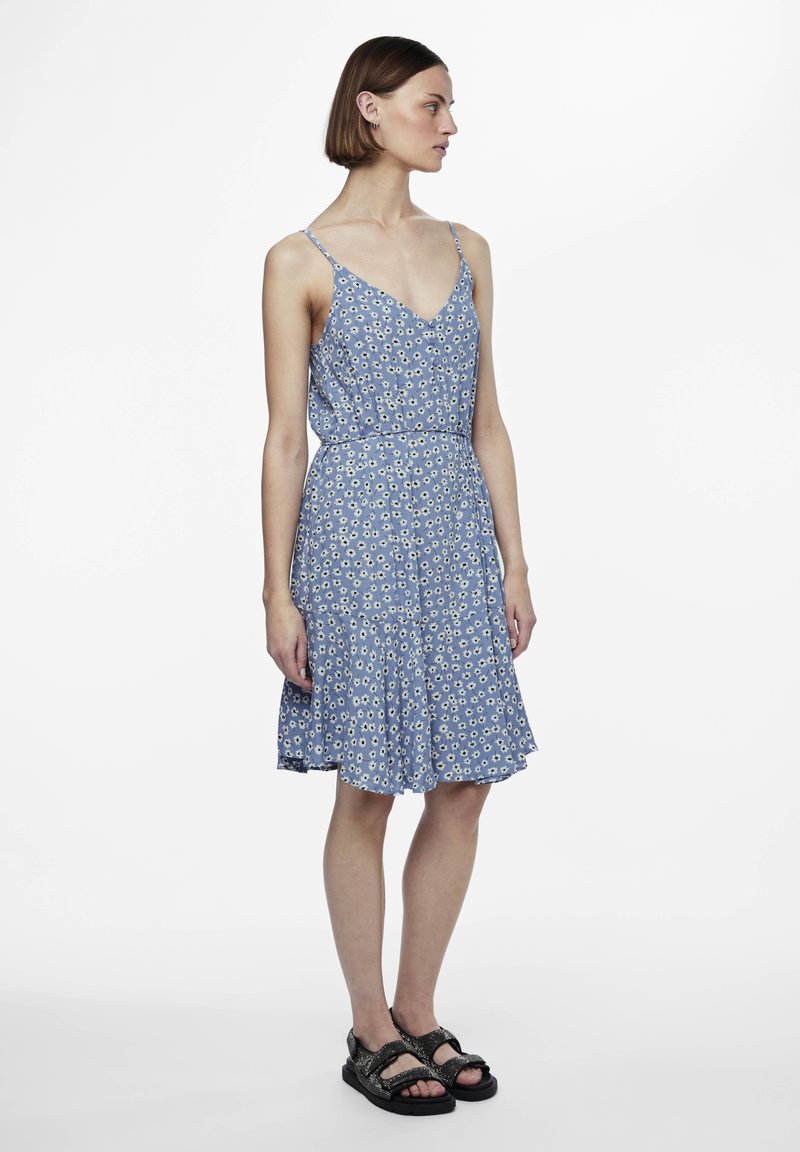 Pieces Blousejurk blauw