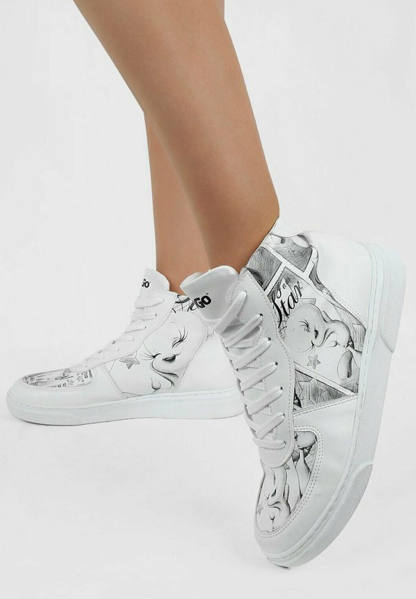 ACE BOOTS TWEETY SKETCH - Sneaker high - weiß