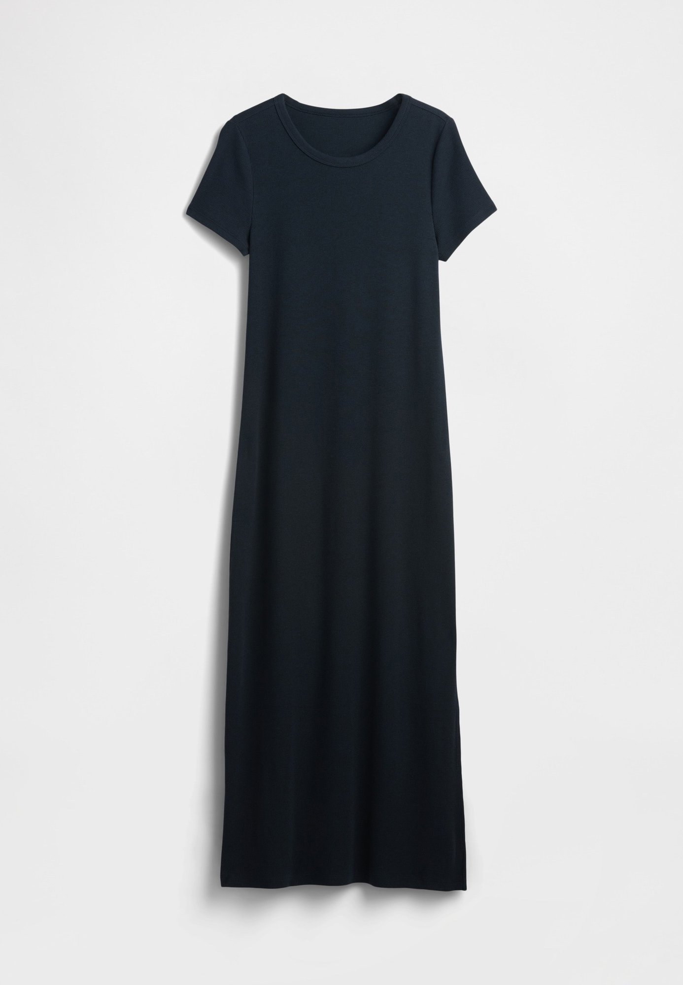 GAP MODERN RIBBED MAXI - Žerzejové šaty - new classic navy