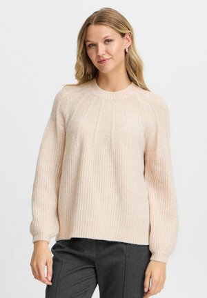 Fransa FRBEVERLY - Jumper - limestone melange