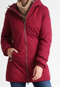 Icepeak Vinterfrakke - dark red