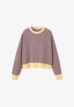 Mango Kids, TEEN - Svetrík - dark red