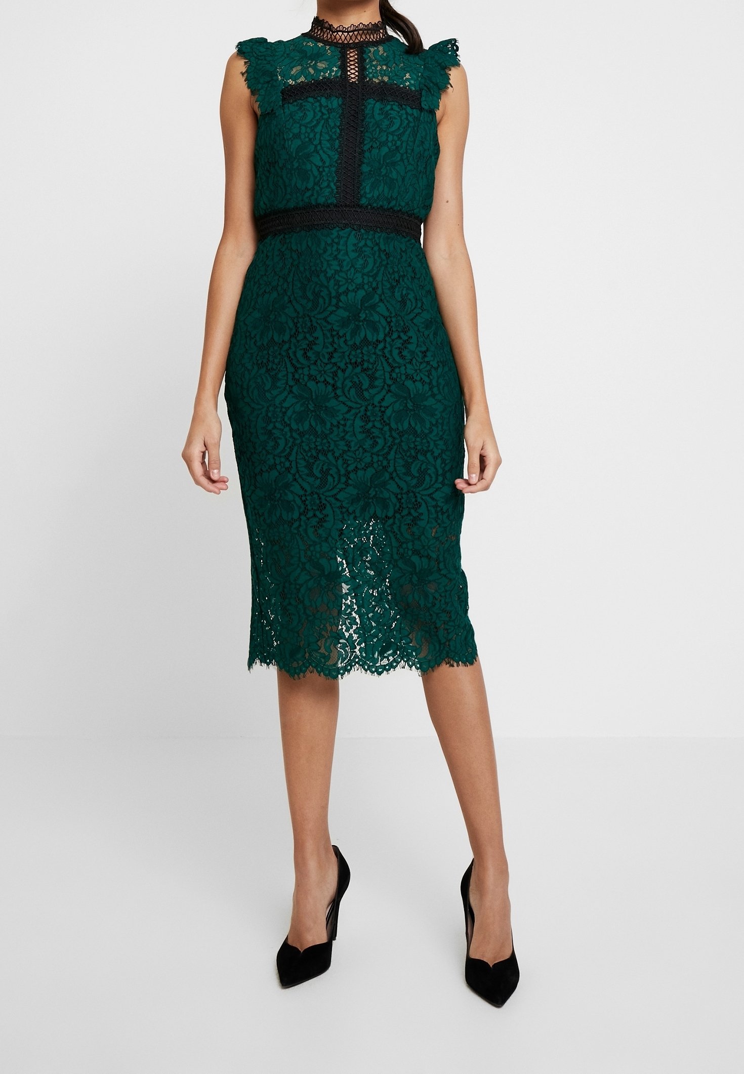 Bardot Cocktail dress / Party dress - dark green - (Pre-owned) - Zalando.ie Bardot Cocktail dress / Party dress - dark green - (Pre-owned) - Zalando.ie