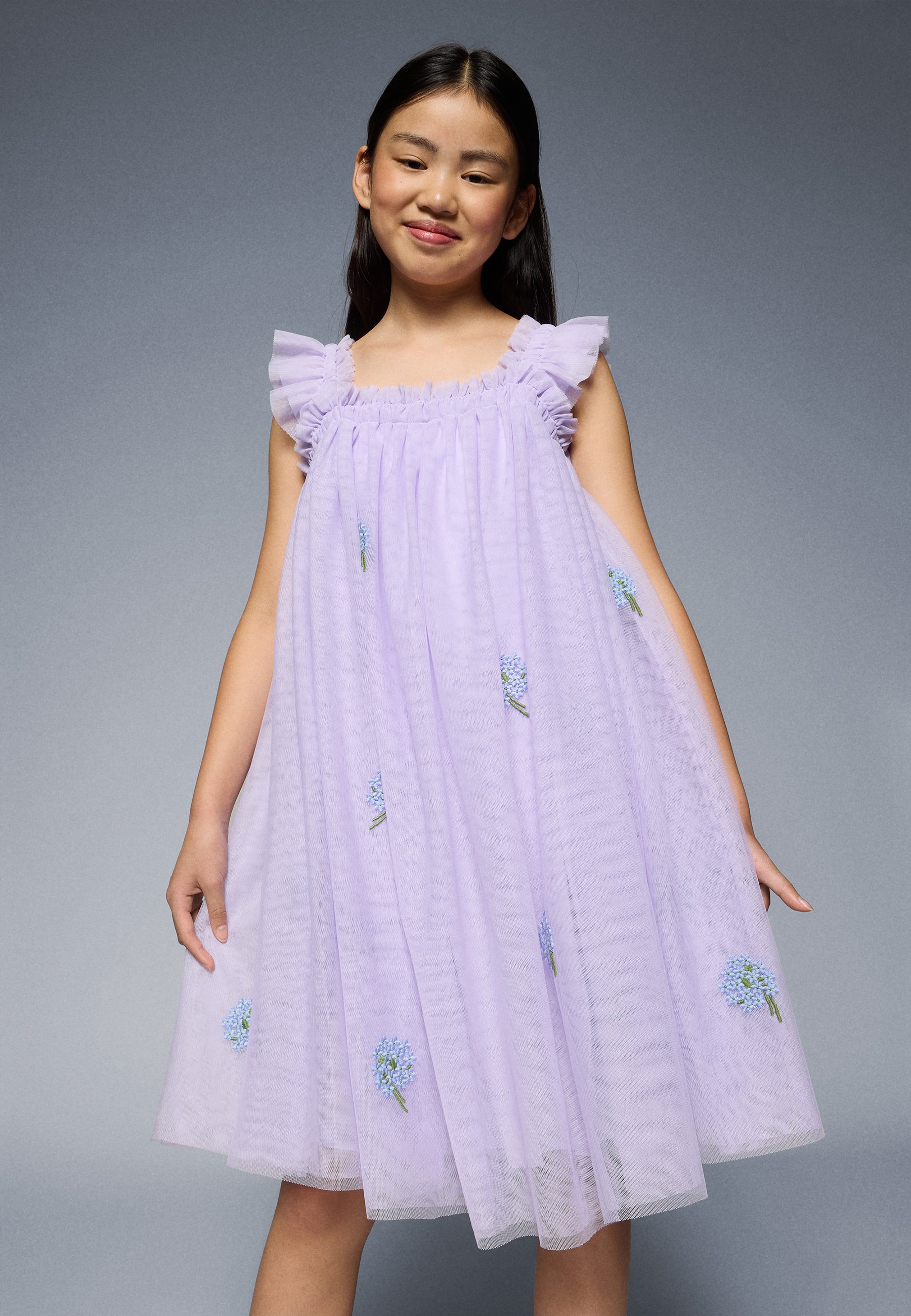 Stella McCartney Kids DRESS - Cocktail dress / Party dress -  glicine/multicolor/lilac - Zalando