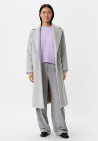 comma MIT ÜBERSCHNITTENEN SCHULTERN - Strickpullover - lavendel