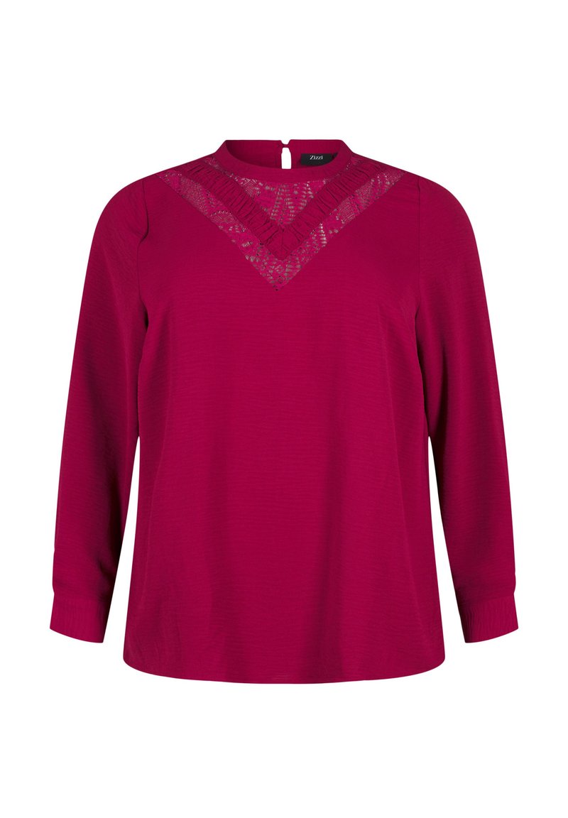 Zizzi Blouse bordeauxrood